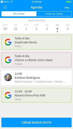 Next Visit lanza la sincronización con Google Calendar