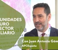 Juan Antonio Gómez-Pintado [APCEspaña]: "Se reactiva el sector inmobiliario"
