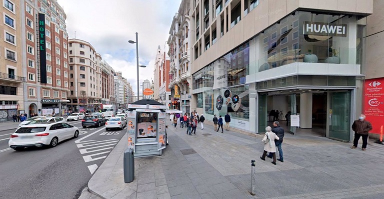 BNP Paribas y Knight Frank comercializarán el alquiler de un local en el número 48 de la Gran Vía de Madrid.